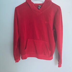 Youth Red Gap Fleece Hoodie Size: M